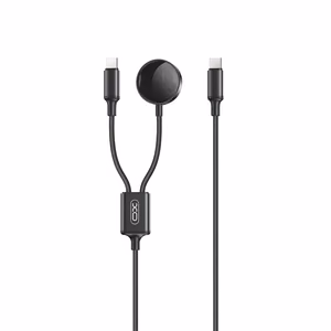 XO wireless inductive charger CX030 black for Apple Watch with cable USB-C -USB-C