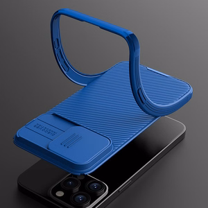 Nillkin CamShield Pro magnētiskais viedtālruņa apvalks iPhone 15 Plus ar kameras aizsardzību - melns