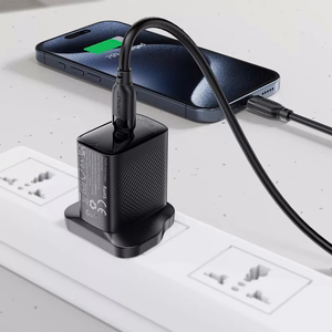 USB kabelis Acefast C16-03 USB-C uz USB-C 1.2m melns