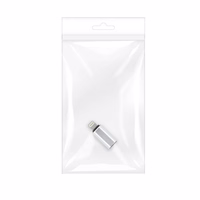 Adapteris Type C (sieviešu) uz Lightning (vīriešu) sudrabains