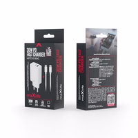 Maxlife MXTC-10-30AC PD QC lādētājs 1x USB-C 1x USB 30W balts + USB-C - USB-C kabelis 60W