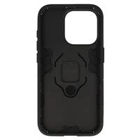 Ring Armor viedtālruņa apvalks iPhone 15 Pro melns