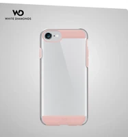 HAMA BALTS DIAMONDS "INNOCENCE CAURSPĪDĪGS" MACIŅŠ FOR IPHONE 6/6S/7/8/SE 2020, ROZĀ ZELTS