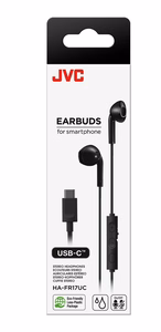 JVC HA-FR17UC USB Type-C vadu austiņas melnas