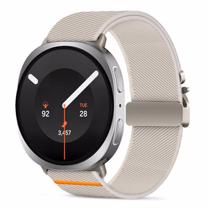 Tech-Protect Nylon Clasp siksniņa modelim Samsung Galaxy Watch 40/44/46 mm – bēša