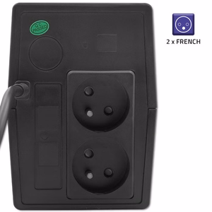 Qoltec 53774 nepārtrauktas barošanas avots (UPS) Line-Interactive 1 kVA 600 W 1 AC ligzda