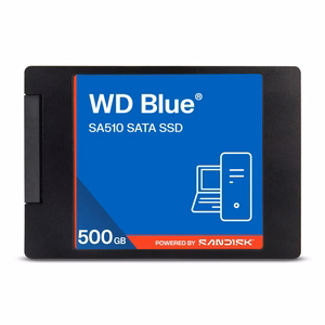 WD zils SA510 SATA SSD in a 7 mm/2.5-inch enclosure 500 GB (WDS500G5B0A-00LMP0)