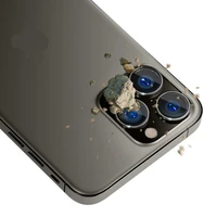 Kameras stikls iPhone 13 Pro Max / 13 Pro 9H 3mk lēcas aizsardzībai Pro sērijas lēca - pelēks