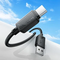 Kabelis USB A uz USB C Hoco 3A 1 m X113 melns