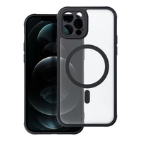 Viedtālruņa apvalks – pilnīgi matētais magnētiskais apvalks, saderīgs ar MagSafe IPHONE 12 Pro, melns