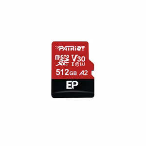 Patriot Memory EP A2 atmiņas karte 512 GB MicroSDXC V30 U3 Class 10 (PEF512GEP32MCX)
