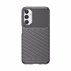 Thunder Case viedtālruņa apvalks Samsung Galaxy A24 4G silikona bruņu apvalks melns
