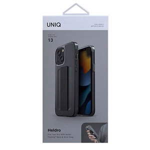 Uniq Heldro Viedtālruņa apvalks iPhone 13 - pelēks