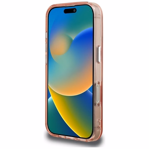 Karl Lagerfeld IML Aquarelle Choupette & Logo iPhone 16 Pro macins - roza