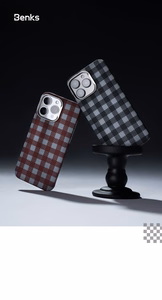 Benks Magnētiskais Armor Vichy Kevlar Viedtālruņa apvalks (RF65) iPhone 16 Pro sarkans