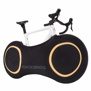 Rockbros D95 elastīgs pārvalks 26–29 collu gravel, kalnu, pilsētas un šosejas velosipēdiem, 700C (71 × 152 cm) – melns