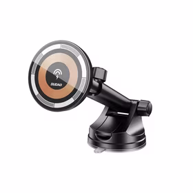 Magnētiskais turētājs ar MagSafe indukcijas lādētāju paneļa / gaisa ventilācijas režģim 15W Dudao F12MAX+ - melns