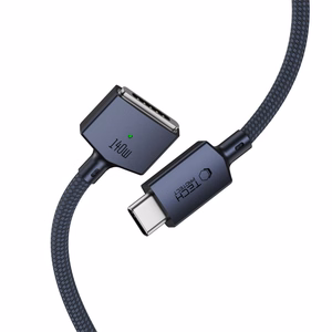 Tech-Protect MMC01 Ultraboost USB-C / MagSafe 3 140W 300cm kabelis, paredzēts MacBook, tumši zils
