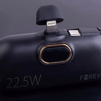 Forever mini barošanas banka MTB-100 22,5W 5000 mAh Lightning melna