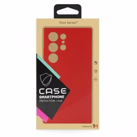 Phone Maciņš "TM Pure Silicone" priekš Apple iPhone 14 Pro / Sarkans / (Blister)