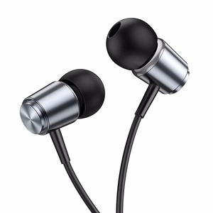 HOCO vadu austiņas Jack 3,5 mm ar mikrofonu M108 pelēkas