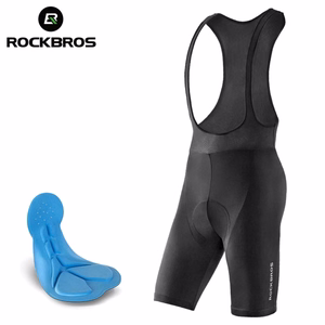 Rockbros RK2002XL riteņbraukšanas šorti ar lencēm un XL polsteri - melni