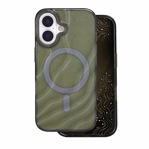 „Tecto Shield Desert Mag“ vāciņš modelim iPhone 16 6,1", tumši olīvzaļš