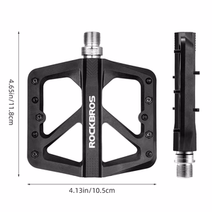 Rockbros M906 neilona velosipēda pedāļi – melni