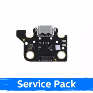 Charging Port Saderīgs ar Samsung T500 Tab A7 10.4 2020 Ar Flex / Plata Original (Service Pack)