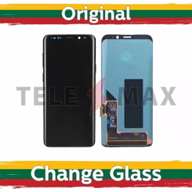LCD Displejs Saderīgs ar Samsung G960 S9 Melns (Renewed: Telemax) (NoFrame version)