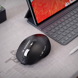 Wozinsky WMGK-1134 Ergonomiska bezvadu pele - melna