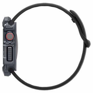 Spigen Rugged Armor apvalks Apple Watch 10 46mm pulkstenim - pelēks