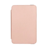 Universālais grāmatas tipa planšetdatora apvalks 7" DESIGN 1 gaiši rozā