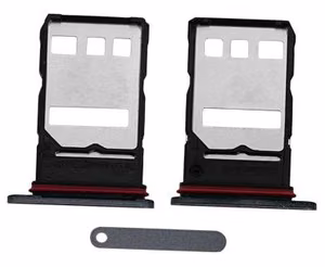 SIM kartes turētājs Honor 400 Lite Velvet Black oriģināls (service pack)