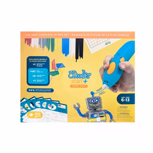 3Doodler Start Plus Costc paplašinātais komplekts 3D pildspalva 0.77 mm tirkīza