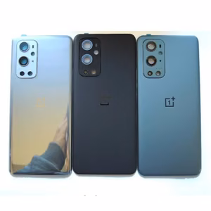 Aizmugurējais vāciņš saderīgs ar OnePlus 9 Pro / Stellar Black / (ar kameras lēcu) HQ