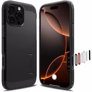 Spigen Tough Armor "T" Magnētiskais viedtālruņa apvalks iPhone 16 Pro Max - melns