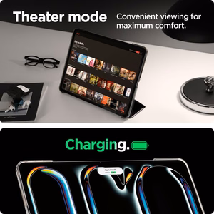 Чехол Spigen Smart Fold для iPad Pro 13" 2024 - чёрный