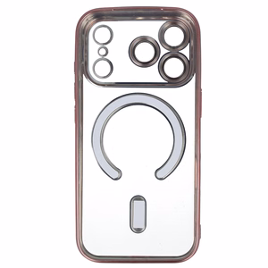 Metallic Magsafe maciņš iPhone 17 Pro rozā