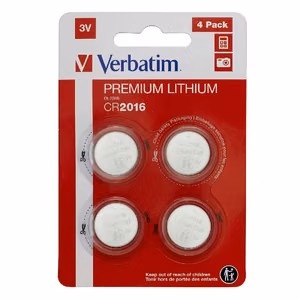 Литиевые батарейки Verbatim 3V CR2016 (4 шт.)