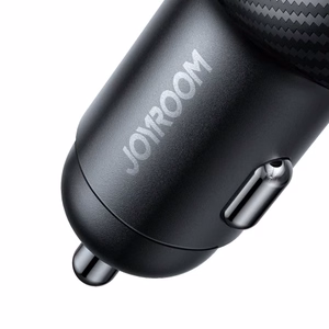 Joyroom JR-CCD03 3.4A automašīnas lādētājs ar 3x USB-A ekrānu - melns
