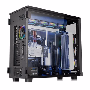Thermaltake View 91 TG RGB datora korpuss, Ultra Tower, melns