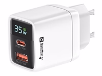 SANDBERG 2in1 lādētājs 1xUSB-C 1xUSB 35W