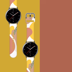 Moro pulksteņa siksna Samsung Galaxy Watch 45 / 46 / 47 mm no silikona - modelis 7
