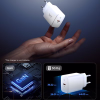 Spigen Essential EE201EU USB-C 20W sienas lādētājs - Balts