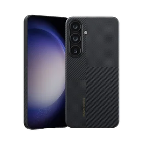 Benks Montage Magnētiskais Armor Air Kevlar Viedtālruņa apvalks 600D (M040) Samsung Galaxy S24 melns