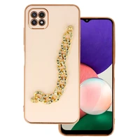 Viedtālruņa apvalks Samsung Galaxy A22 5G (dizains 4) (m) - gaiši rozā