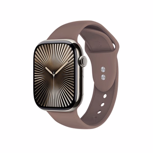 Crong Liquid Apple Watch siksniņa, 38/40/41/42 mm, brūna