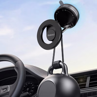 Dudao F24X MagSafe Compatible Car Holder with Suction Cup - Melns