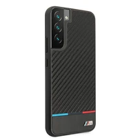 Viedtālruņa apvalks BMW M Collection Triangles Case Samsung Galaxy S22+ melns